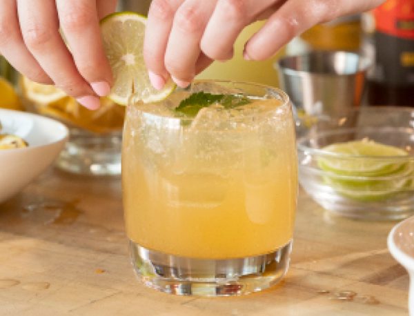 Scorpion Kentucky Mule with Little BEEst Scorpion Red Hot Honey Sauce