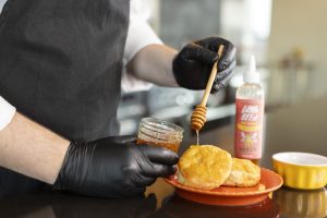 Buttermilk Biscuits with Hot Honey