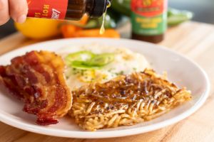 Little BEEst Glazed Hot Honey Hash Brown Breakfast