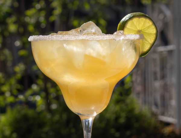 Spicy Pineapple Margarita with Little BEEst Pineapple Habanero Hot Honey Sauce
