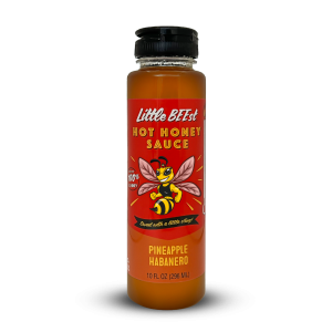 Little BEEst Pineapple Habenero Hot Honey Sauce bottle