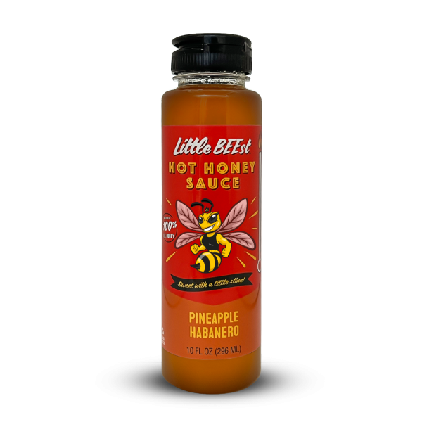 Little BEEst Pineapple Habenero Hot Honey Sauce bottle
