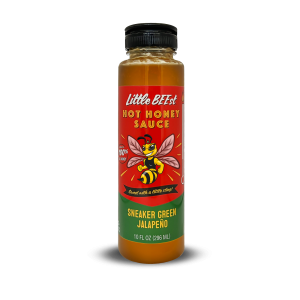 Little BEEst Sneaker Green Jalapeño Hot Honey Sauce