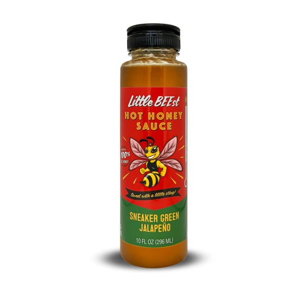 Little BEEst Sneaker Green Jalapeño Hot Honey Sauce